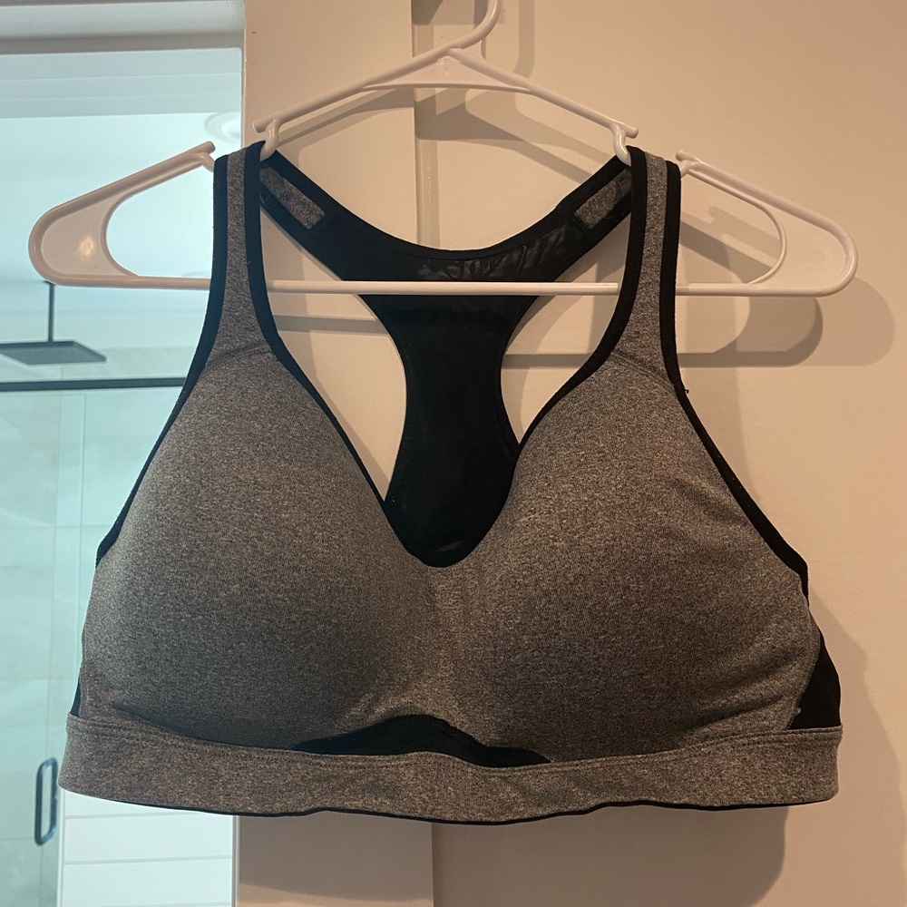 Black/Gray Sports Bra, 36C